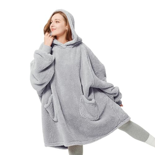 Bedsure Wearable Blanket Hoodie