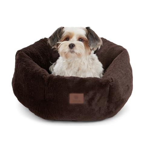 AMERICAN KENNEL CLUB Round Plush Dog Bed