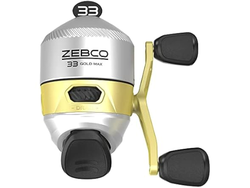Zebco 33 MAX Gold Spincast Fishing Reel