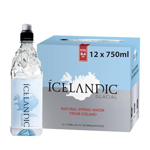 Icelandic Glacial Natural Spring Alkaline Water 12-Pack, 25.3 Fl. Oz.