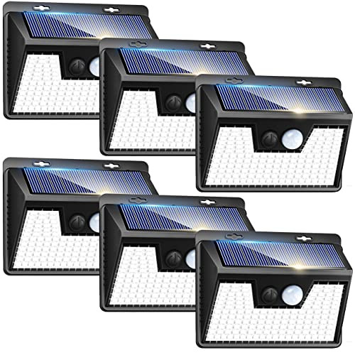 Peasur Outdoor Motion Sensor Solar Lights (6-Pack)
