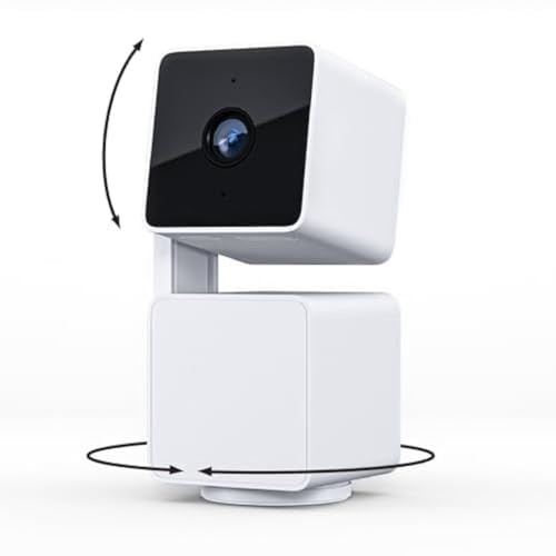 360° Pan/Tilt/Zoom Wi-Fi Smart Home Security Camera with Motion Tracking for Baby & Pet