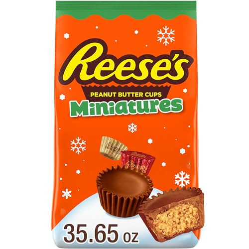 REESE'S Miniatures Milk Chocolate Peanut Butter Cups Bulk Bag