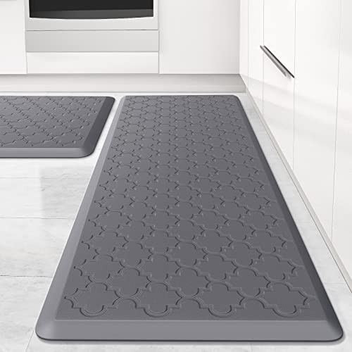 Kitchen Cushioned Anti-Fatigue Floor Mat Set