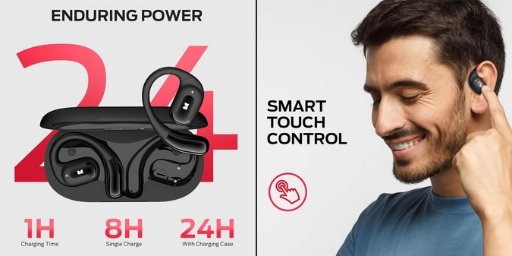 Monster Open Ear AC317 Headphones W/24H Playtime
