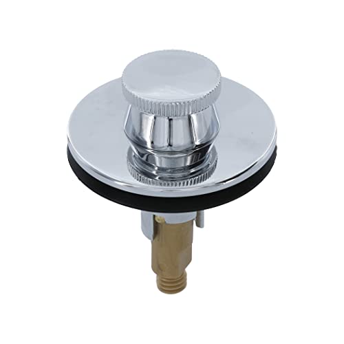 Danco Lift and Turn Bathtub Drain Stopper, Chrome