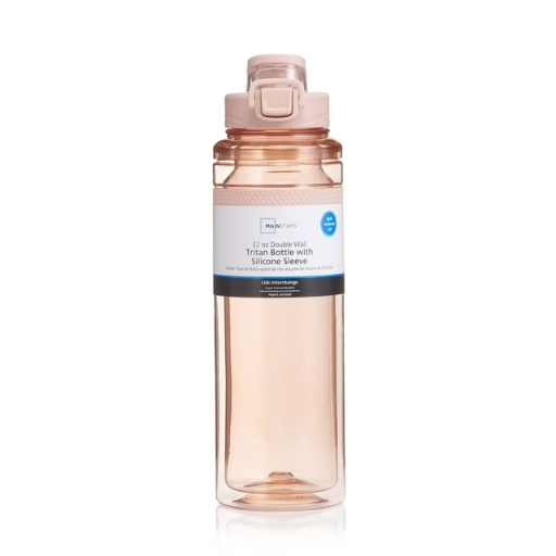 Mainstays Plastic Double Wall Tritan Water Bottle