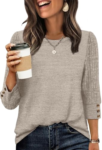 3/4 Length Sleeve Lightweight Sweater S-3XL Deal