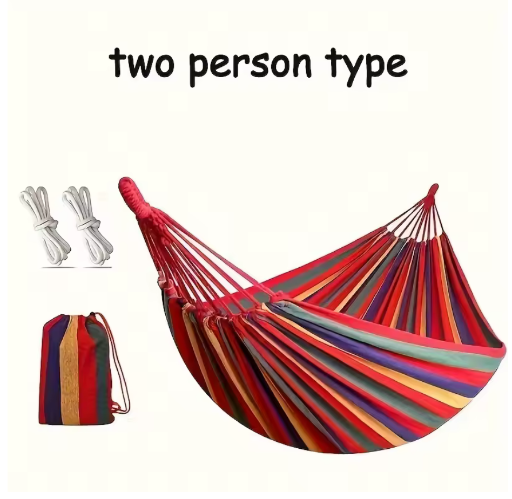 Outdoor Multi-Functional Hammock With Straps 