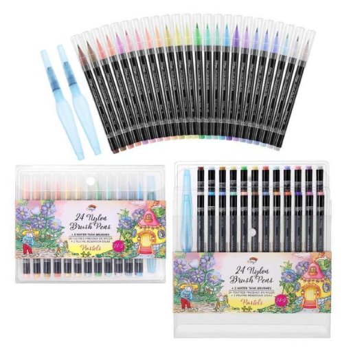 24 Piece Colorya Watercolor Brush Marker Set