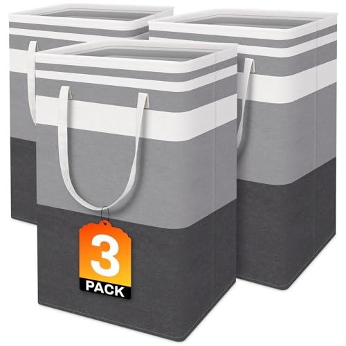 BlissTotes 3-Pack Laundry Basket