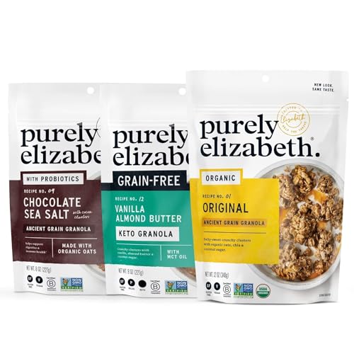 Purely Elizabeth Ancient Grain Granola Variety Pack 3-Pack