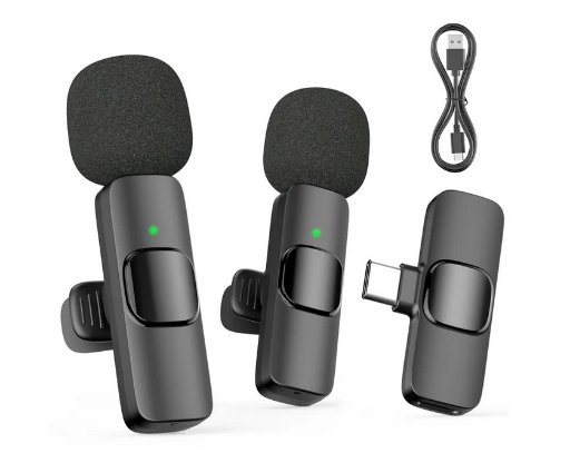 Oraolo USB-C  Lapel Clip On Wireless Lavalier Microphones