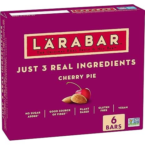 Larabar Gluten Free Vegan Fruit & Nut Bars 6-Count (Cherry Pie)