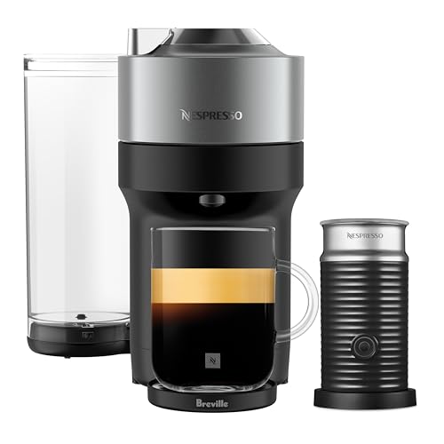 Nespresso Vertuo Pop+ Deluxe Coffee and Espresso Maker by Breville with Milk Frother, Titan Deal