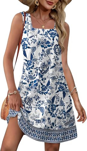 Women's Square Neck Tank Dress