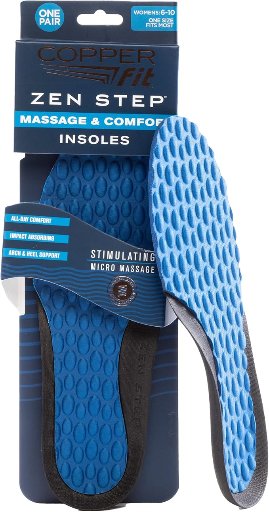 Copper Fit Men's Zen Step Comfort Insoles