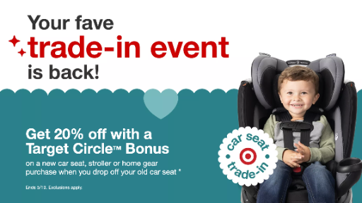 Target Car Seat Trade-In Event