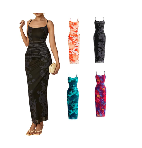 Women's Floral Maxi Dress