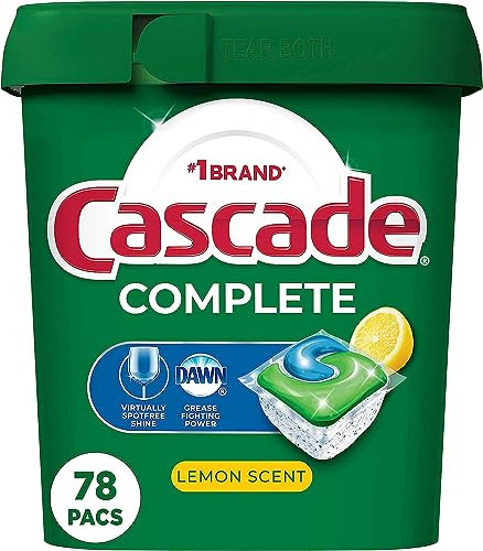 Cascade Complete Dishwasher Pods -  78 Count