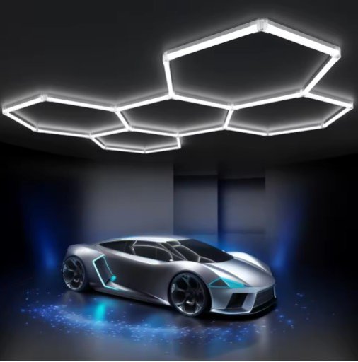 Hexagon Garage Light 25 Pack Car Tubes