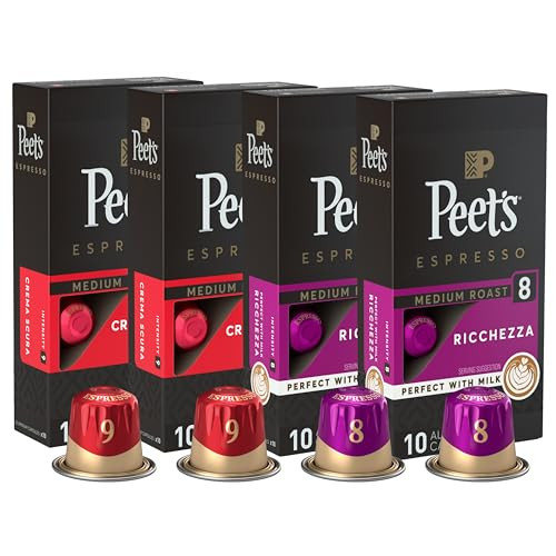 Peet's Coffee Medium Roast Espresso Capsules - 40ct