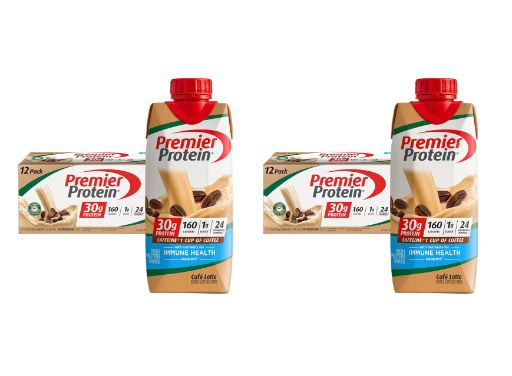 Premier Protein Cafe Latte Protein Shake 12-Pack