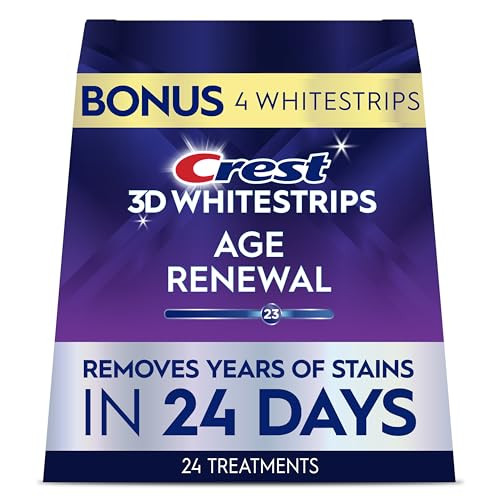 Crest 3D Whitestrips Professional Effects Plus Teeth Whitening Strip Kit, 24 Treatments