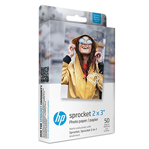 HP Sprocket Photo Paper 50 Sheets