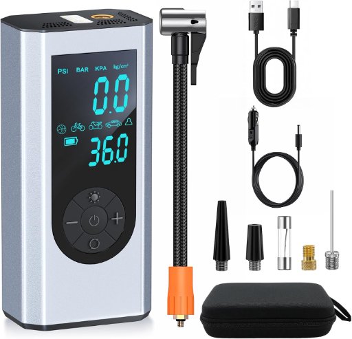 BGTEC 20000mAh Portable Air Compressor & Tire Inflator