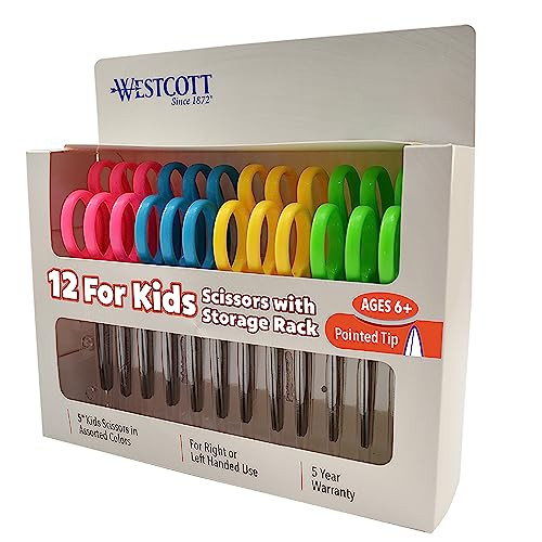 Westcott Kids' Safety Scissors 12-Pack