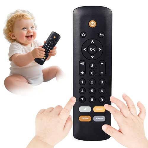 Baby TV Remote Toy with Lights & Sounds