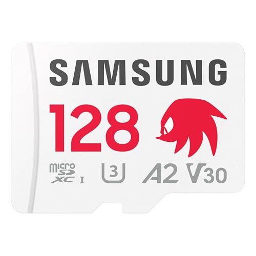128GB Samsung PRO Plus Sonic The Hedgehog + Adapter, microSDXC