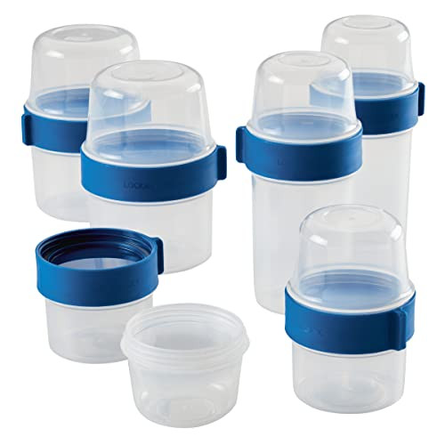 LOCK & LOCK Easy Essentials Twist Two Way Food Storage Container, 12-Piece Set