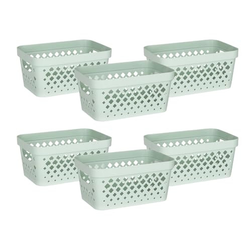 Glad Plastic Organizing Baskets with Handles (6-Pack)