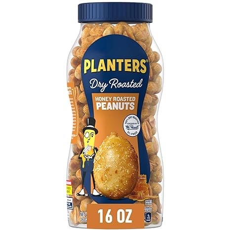 PLANTERS Roasted Peanuts, 16 Ounce