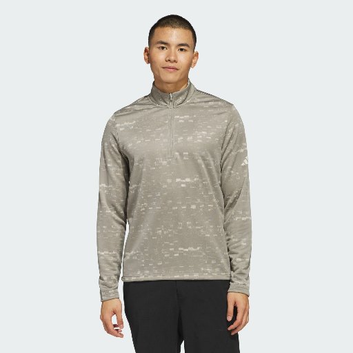 adidas Men's Core Printed Quarter Zip Pullover