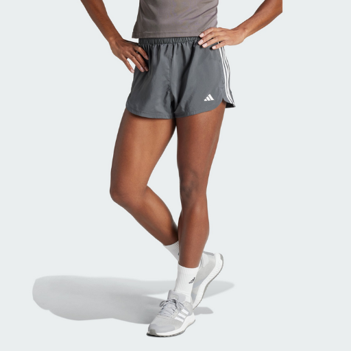 adidas Women's Pacer Training 3-Stripes Woven High-Rise Shorts