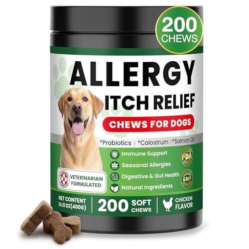 Dog Allergy Relief Chews 200 Soft Treats