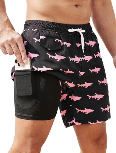 SILKWORLD Men's Swim Trunks