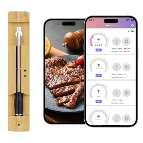 Wireless Bluetooth WiFi Meat Thermometer