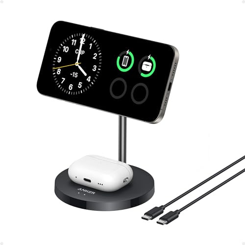 Anker MagGo 2-in-1 Wireless Charging Station