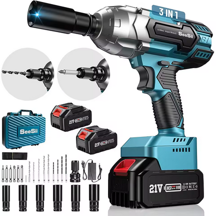 SEESII WH700 Cordless Brushless Impact Wrench