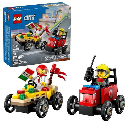 Lego City: Soapbox Racing, Pizza vs. Fire Truck Race Car Pack