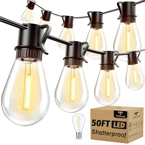 50FT Outdoor LED String Lights  