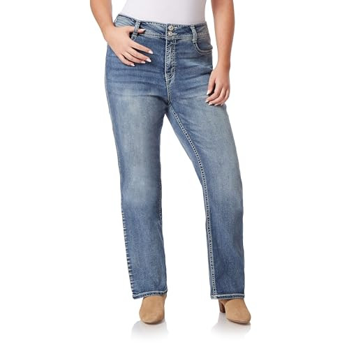 WallFlower Women’s Luscious Curvy Bootcut Jeans