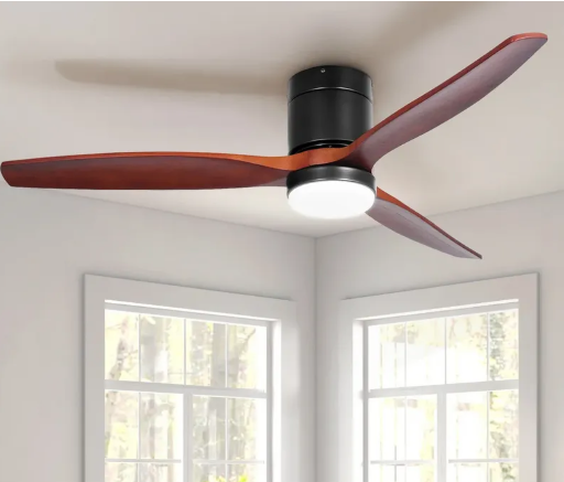 Low Profile Ceiling Fan with Light