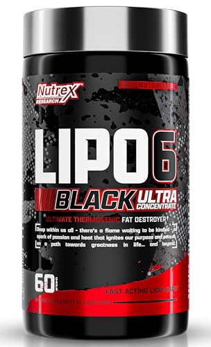 Nutrex Research Lipo-6 Black Intense Stimulant Thermogenic Fat Burner