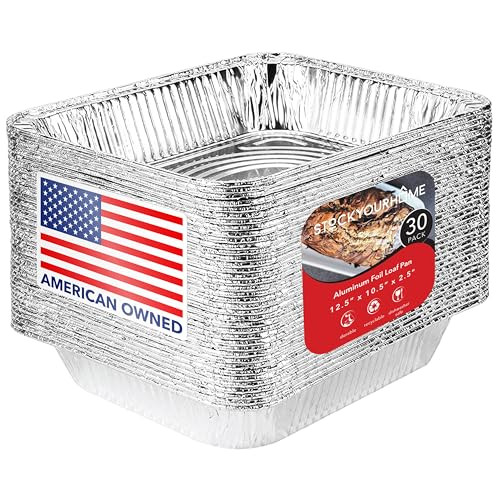 Aluminum Disposable Foil Pans (30 Pack)