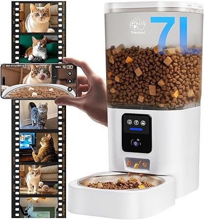 Automatic Cat Feeder with 2K Camera